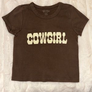 Brandy Melville cowgirl tee✨
